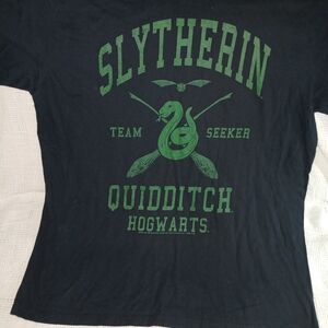 Slytherin Quidditch Team Seeker Black Tee
